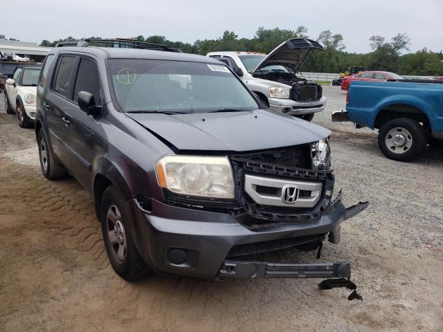 HONDA PILOT LX 2011 with VIN 5FNYF4H27BB031409 - Photo from auction