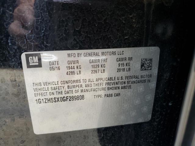 Photo 10 from auction – 2016 CHEVROLET MALIBU PRE with VIN 1G1ZH5SX0GF289808