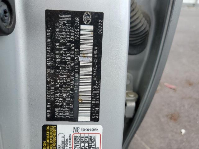 Photo 10 from auction – 2007 TOYOTA CAMRY CE with VIN 4T1BE46K17U183790