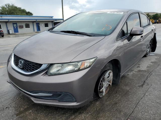 Photo 2 from auction – 2014 HONDA CIVIC LX with VIN 19XFB2F55EE073043
