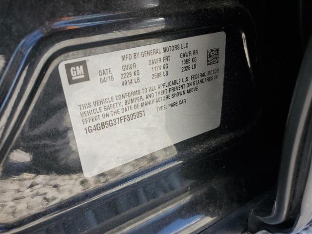 Photo 10 from auction – 2015 BUICK LACROSSE with VIN 1G4GB5G37FF305051