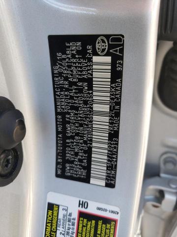 Photo 10 from auction – 2016 TOYOTA COROLLA L with VIN 2T1BURHE5GC720654