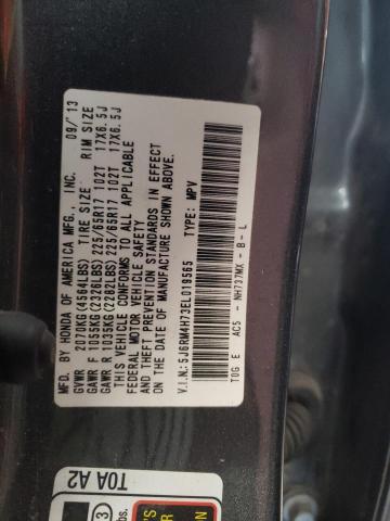Photo 10 from auction – 2014 HONDA CR-V EXL with VIN 5J6RM4H73EL019565