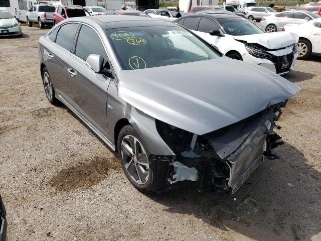 HYUNDAI SONATA HYB 2018 with VIN KMHE34L32JA083965 - Photo from auction