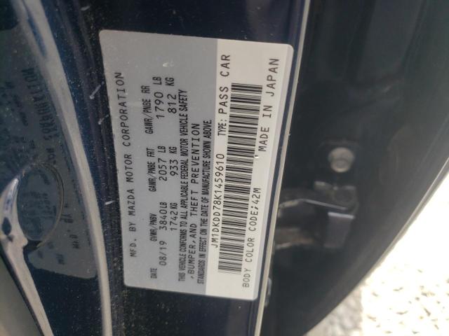 Photo 10 from auction – 2019 MAZDA CX-3 GRAND with VIN JM1DKDD78K1459610