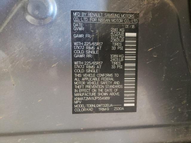 Photo 10 from auction – 2018 NISSAN ROGUE S with VIN KNMAT2MVXJP554989