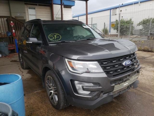 FORD EXPLORER S 2017 with VIN 1FM5K8GT8HGD75793 - Photo from auction