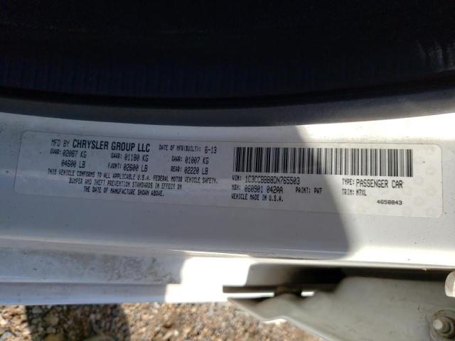 Photo 10 from auction – 2013 CHRYSLER 200 TOURIN with VIN 1C3CCBBB8DN765503