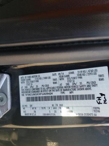 Photo 10 from auction – 2015 FORD ESCAPE SE with VIN 1FMCU9GXXFUA09424