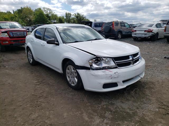 DODGE AVENGER SE 2013 with VIN 1C3CDZAB4DN567797 - Photo from auction
