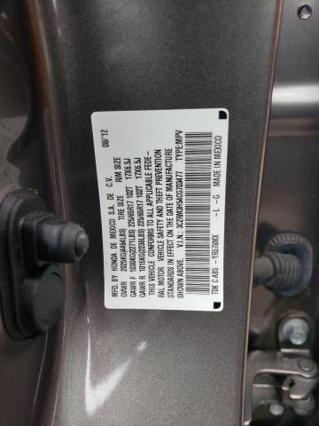 Photo 10 from auction – 2012 HONDA CR-V EX with VIN 3CZRM3H54CG703477