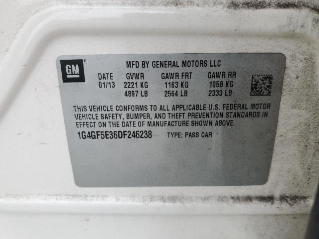 Photo 10 from auction – 2013 BUICK LACROSSE P with VIN 1G4GF5E36DF246238