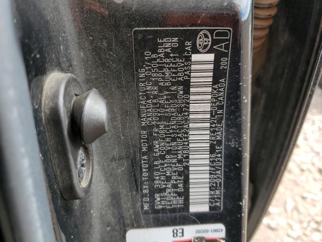Photo 10 from auction – 2010 TOYOTA COROLLA with VIN 2T1BU4EE2AC347720