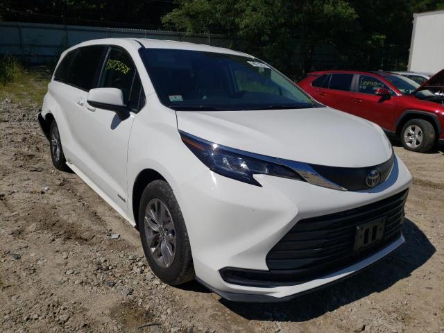 Photo 1 from auction – 2021 TOYOTA SIENNA LE with VIN 5TDKRKEC0MS028980