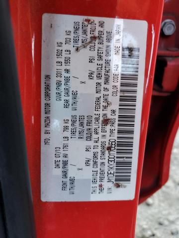 Photo 10 from auction – 2013 MAZDA MAZDA2 with VIN JM1DE1KY3D0170550