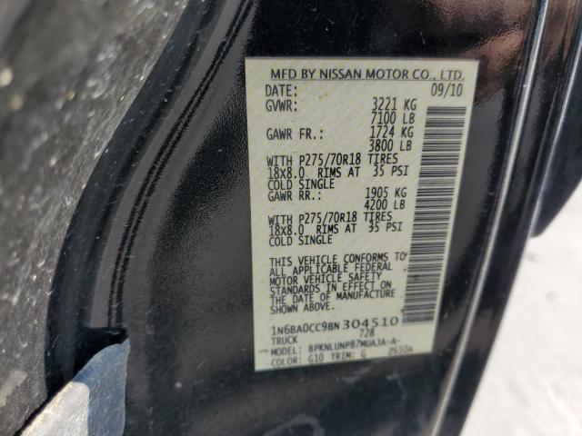 Photo 10 from auction – 2011 NISSAN TITAN S with VIN 1N6BA0CC9BN304510