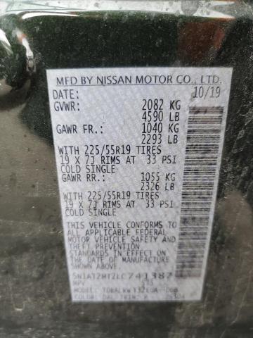 Photo 10 from auction – 2020 NISSAN ROGUE S with VIN 5N1AT2MT2LC741387