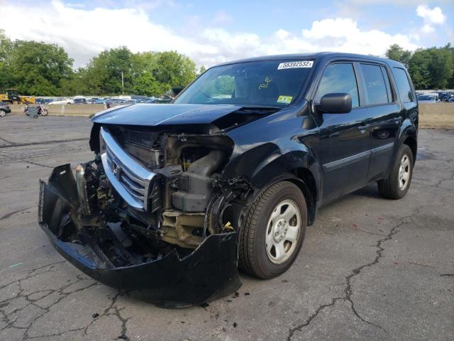 Photo 2 from auction – 2014 HONDA PILOT LX with VIN 5FNYF4H26EB031583