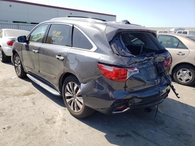 Photo 3 from auction – 2016 ACURA MDX TECHNO with VIN 5FRYD4H46GB048084