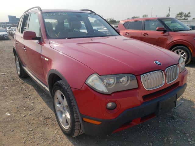 BMW X3 3.0SI 2007 with VIN WBXPC93417WF00562 - Photo from auction