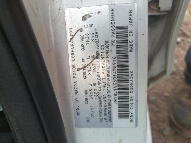 Photo 10 from auction – 2011 MAZDA 3 I with VIN JM1BL1VG6B1452916