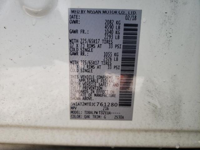 Photo 10 from auction – 2018 NISSAN ROGUE S with VIN 5N1AT2MT0JC761280