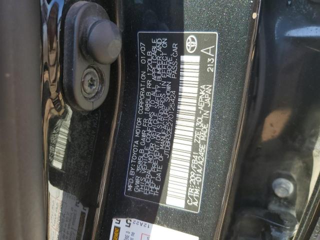 Photo 10 from auction – 2007 TOYOTA COROLLA CE with VIN JTDBR32E270125424