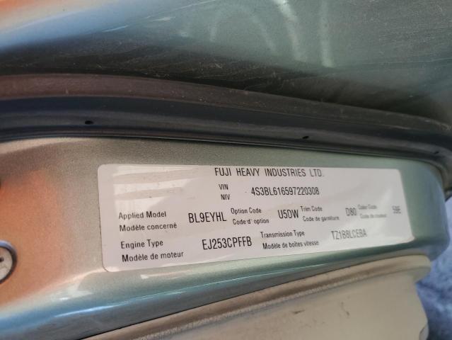 Zdjęcie 10 z aukcji – 2009 SUBARU LEGACY 2.5 z VIN 4S3BL616597220308