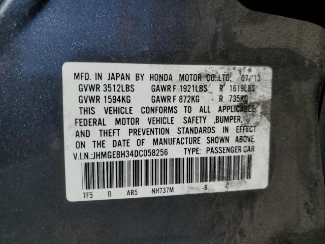 Photo 10 from auction – 2013 HONDA FIT with VIN JHMGE8H34DC058256