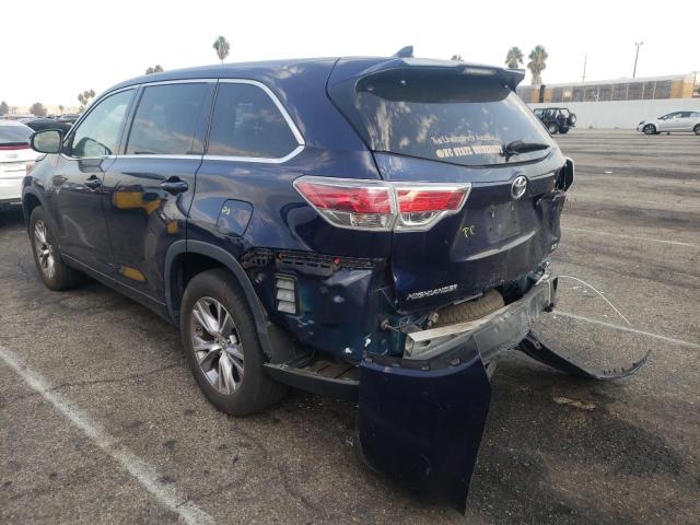 Photo 3 from auction – 2014 TOYOTA HIGHLANDER with VIN 5TDZKRFH3ES031542