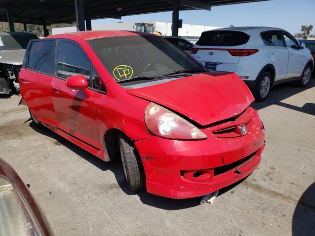 HONDA FIT S 2007 with VIN JHMGD38607S014121 - Photo from auction