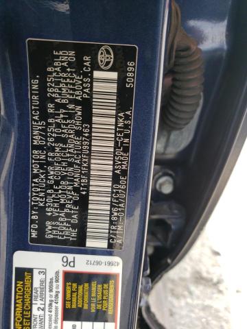 Photo 10 from auction – 2015 TOYOTA CAMRY LE with VIN 4T1BF1FKXFU997463