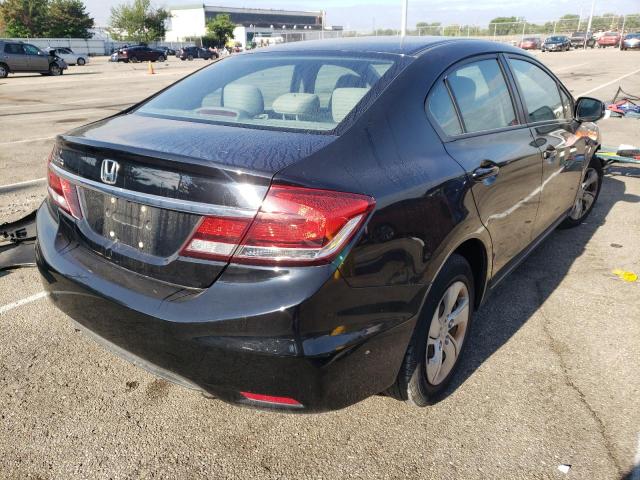 Photo 4 from auction – 2013 HONDA CIVIC LX with VIN 19XFB2F51DE055539