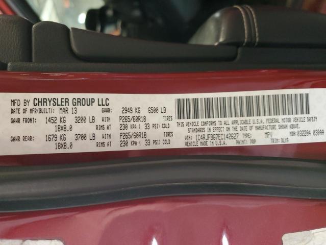 Photo 10 from auction – 2014 JEEP GRAND CHER with VIN 1C4RJFBG7EC142627