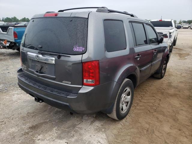 Photo 4 from auction – 2011 HONDA PILOT LX with VIN 5FNYF4H27BB031409