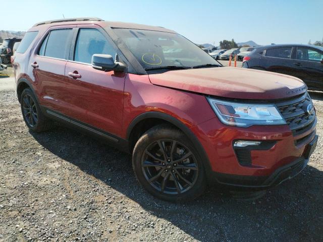FORD EXPLORER X 2018 with VIN 1FM5K7D83JGB57146 - Photo from auction