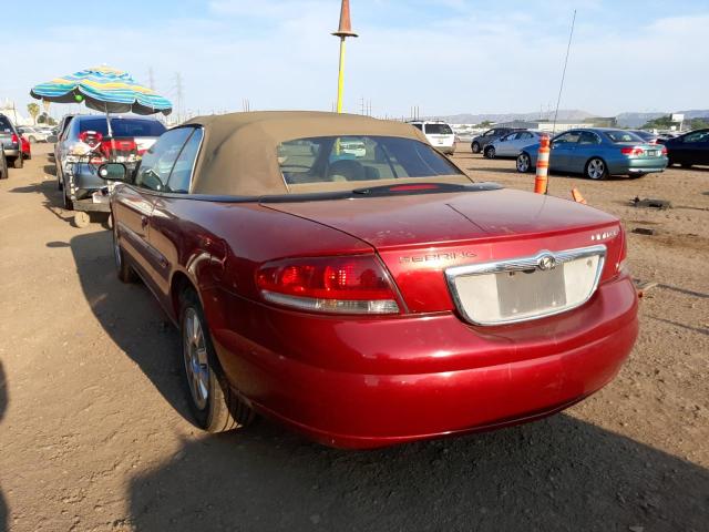 Photo 3 from auction – 2005 CHRYSLER SEBRING LI with VIN 1C3EL65R35N579992