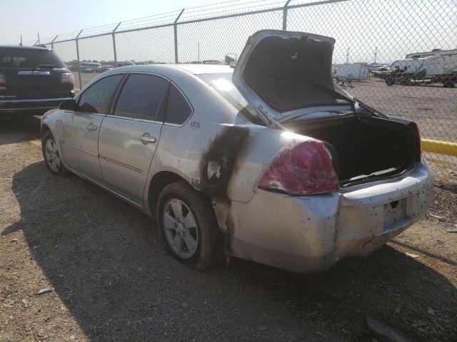 Photo 3 from auction – 2007 CHEVROLET IMPALA LT with VIN 2G1WT58K879160253