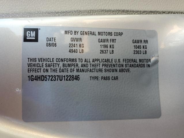 Photo 10 from auction – 2007 BUICK LUCERNE CX with VIN 1G4HD57237U122846