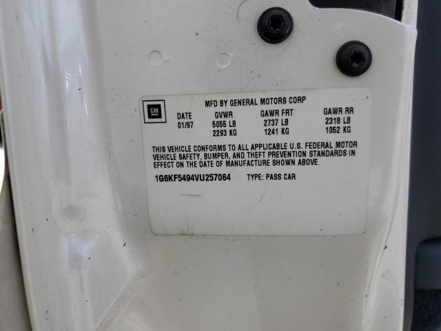 Photo 10 from auction – 1997 CADILLAC DEVILLE CO with VIN 1G6KF5494VU257064