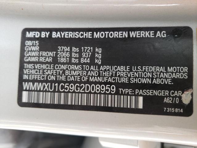 Photo 10 from auction – 2016 MINI COOPER with VIN WMWXU1C59G2D08959