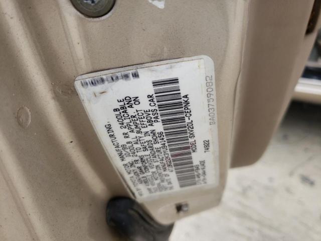 Photo 10 from auction – 2000 TOYOTA CAMRY CE with VIN 4T1BG22K3YU941456