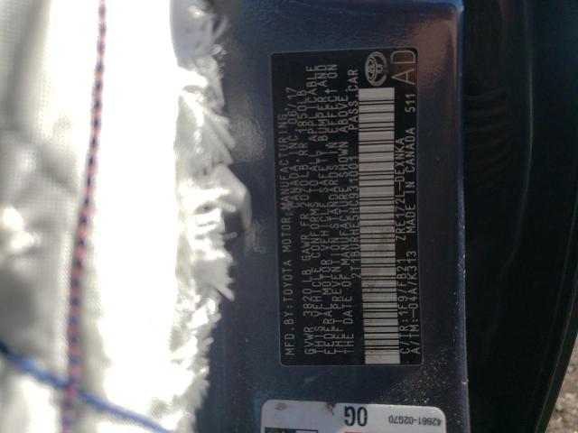 Photo 10 from auction – 2017 TOYOTA COROLLA L with VIN 2T1BURHE5HC931001