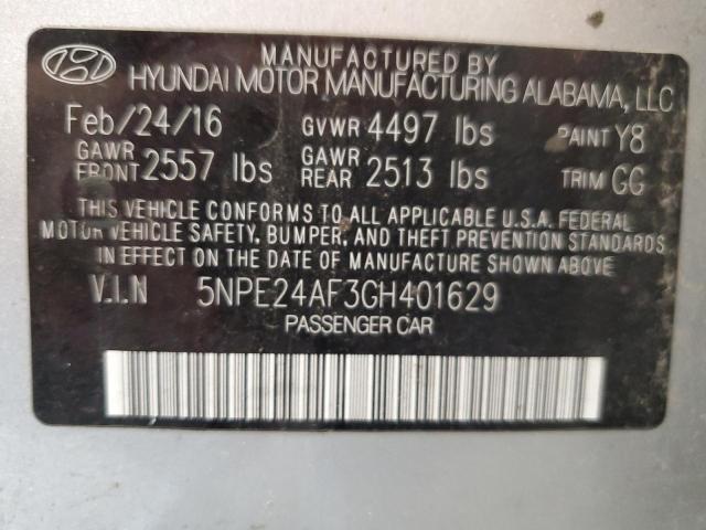 Photo 10 from auction – 2016 HYUNDAI SONATA SE with VIN 5NPE24AF3GH401629