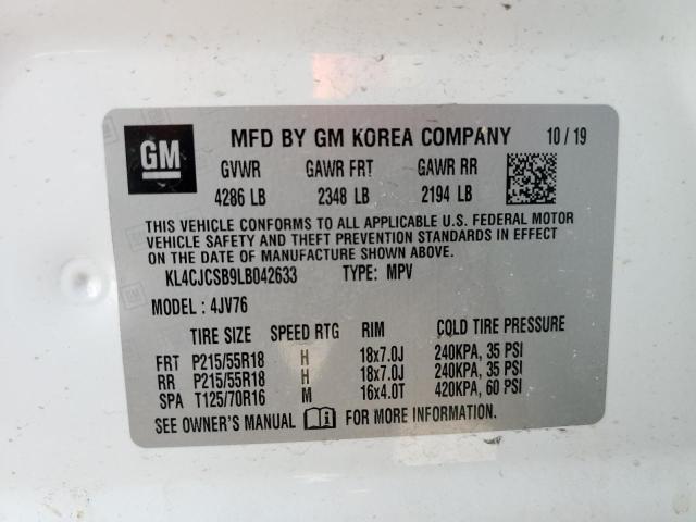 Photo 10 from auction – 2020 BUICK ENCORE ESS with VIN KL4CJCSB9LB042633