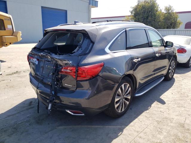 Photo 4 from auction – 2016 ACURA MDX TECHNO with VIN 5FRYD4H46GB048084
