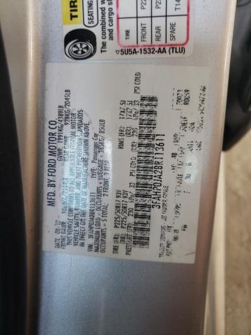 Photo 10 from auction – 2011 FORD FUSION SEL with VIN 3FAHP0JA2BR113611