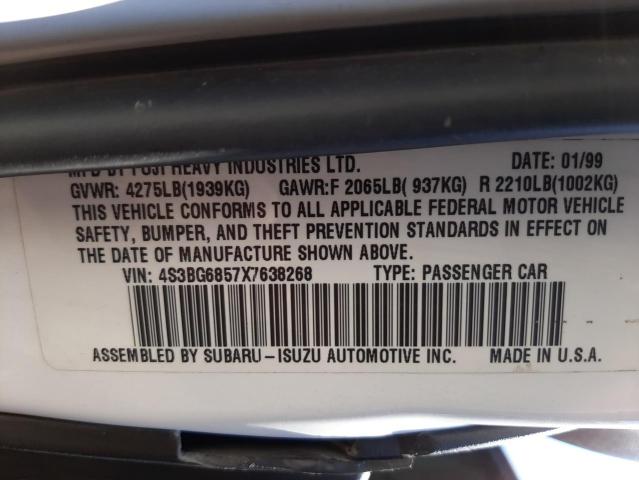 Photo 10 from auction – 1999 SUBARU LEGACY OUT with VIN 4S3BG6857X7638268
