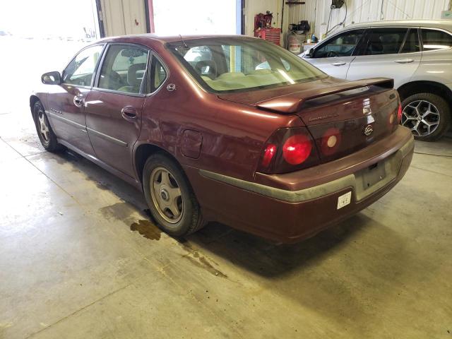 Photo 3 from auction – 2001 CHEVROLET IMPALA LS with VIN 2G1WH55K919172988
