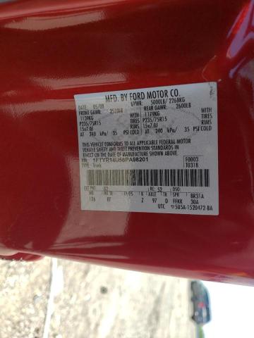 Photo 10 from auction – 2008 FORD RANGER SUP with VIN 1FTYR14U58PA98201